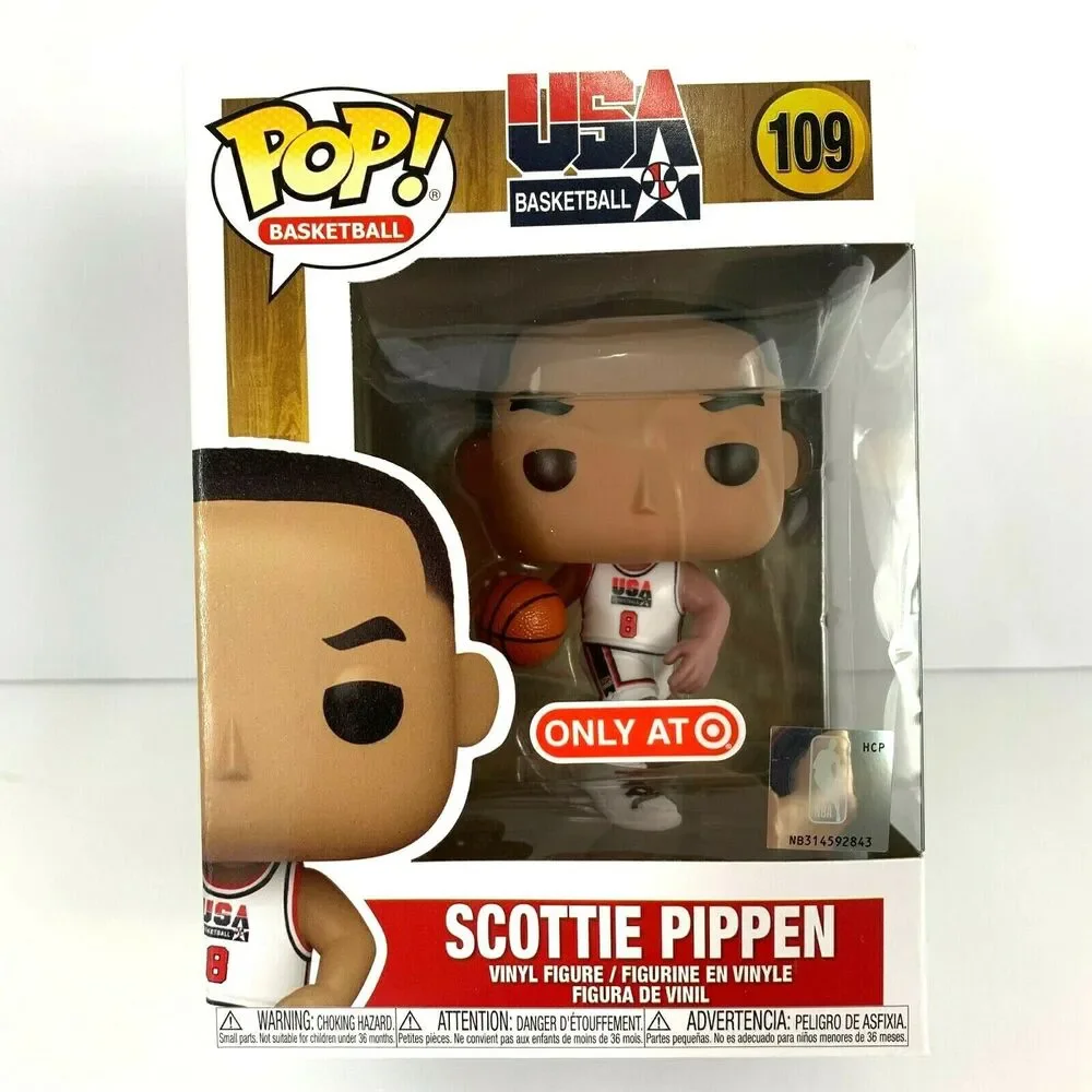 Funko Pop USA Basketball 109 Scottie Pippen Vinyl Figure Target Exclusive New